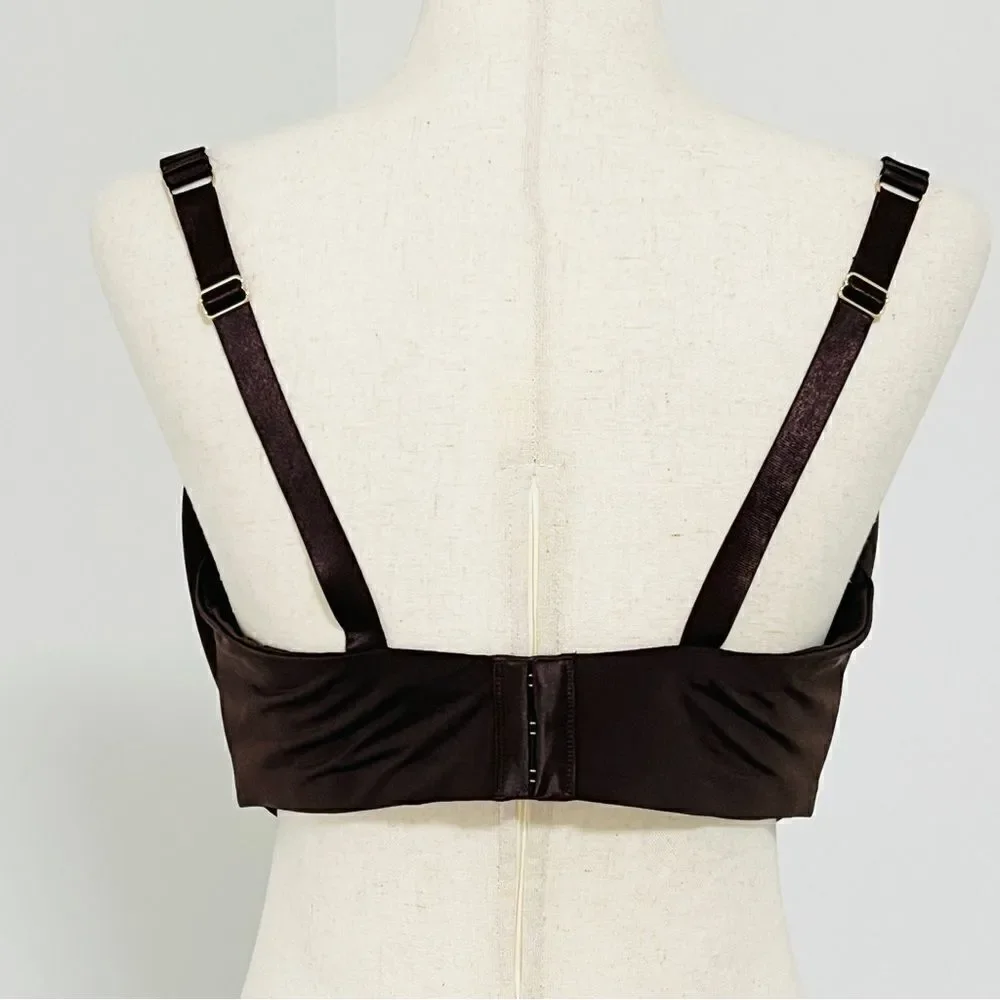 Thirdlove 24/7 Classic T-Shirt Bra Worn Once 38F Espresso Brown Memory Foam